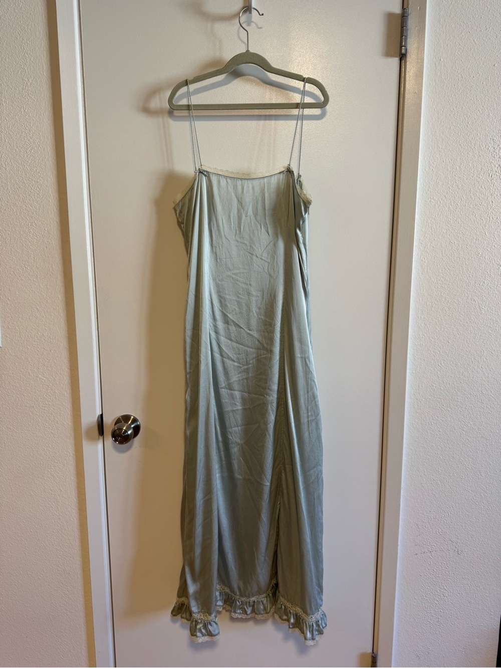 Doen Celano Silk Lace Dress in Light Blue Size Small - Picture 2 of 12
